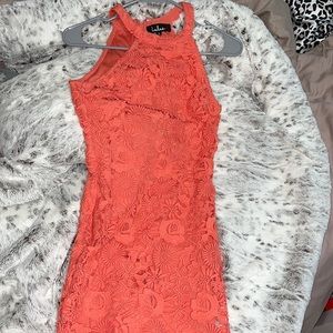 Coral dress